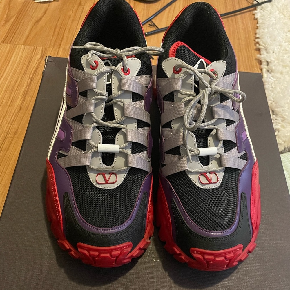 VALENTINO
X UNDERCOVER Calfskin Mens Climbers Sneakers Sz 43 - Picture 2 of 3